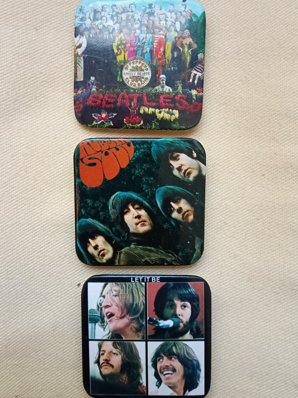 The Beatles Album Cover Pins